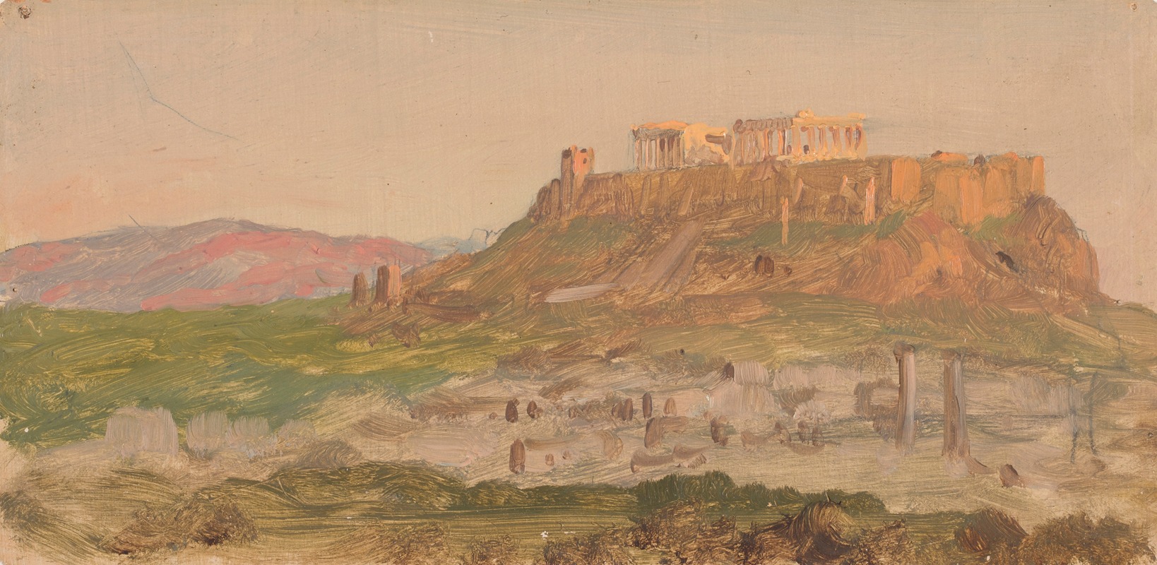 Frederic Edwin Church - View of the Acropolis from the South, Athens