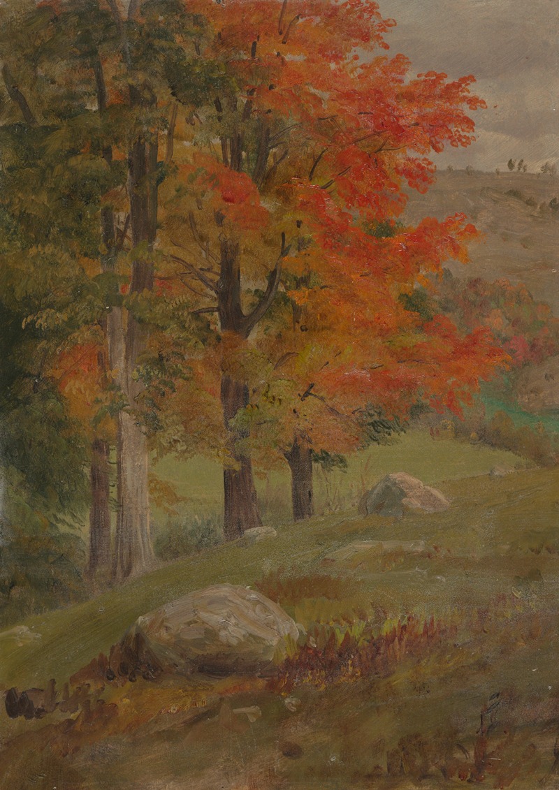 Frederic Edwin Church - Woods in autumn