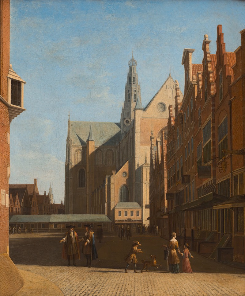 Gerrit Adriaensz. Berckheyde - View Of The Grote Kerk In Haarlem