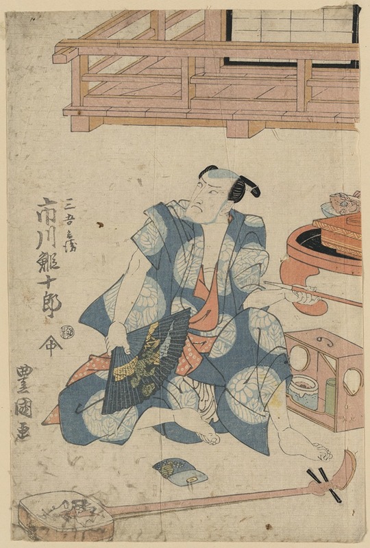 Toyokuni Utagawa - Ichikawa ebijūrō no sangobei