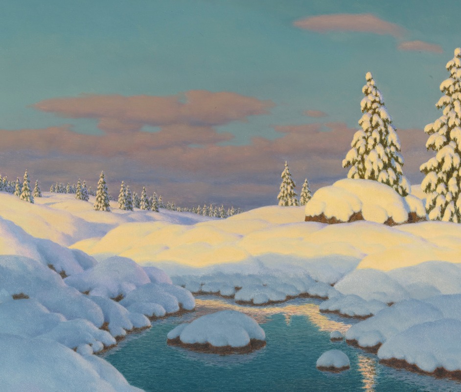 Ivan Fedorovich Choultse - Winter Landscape