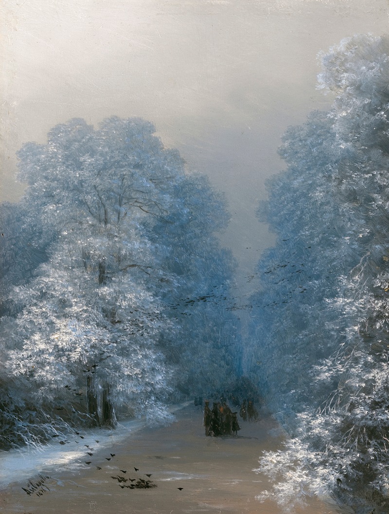 Ivan Konstantinovich Aivazovsky - Winter Landscape