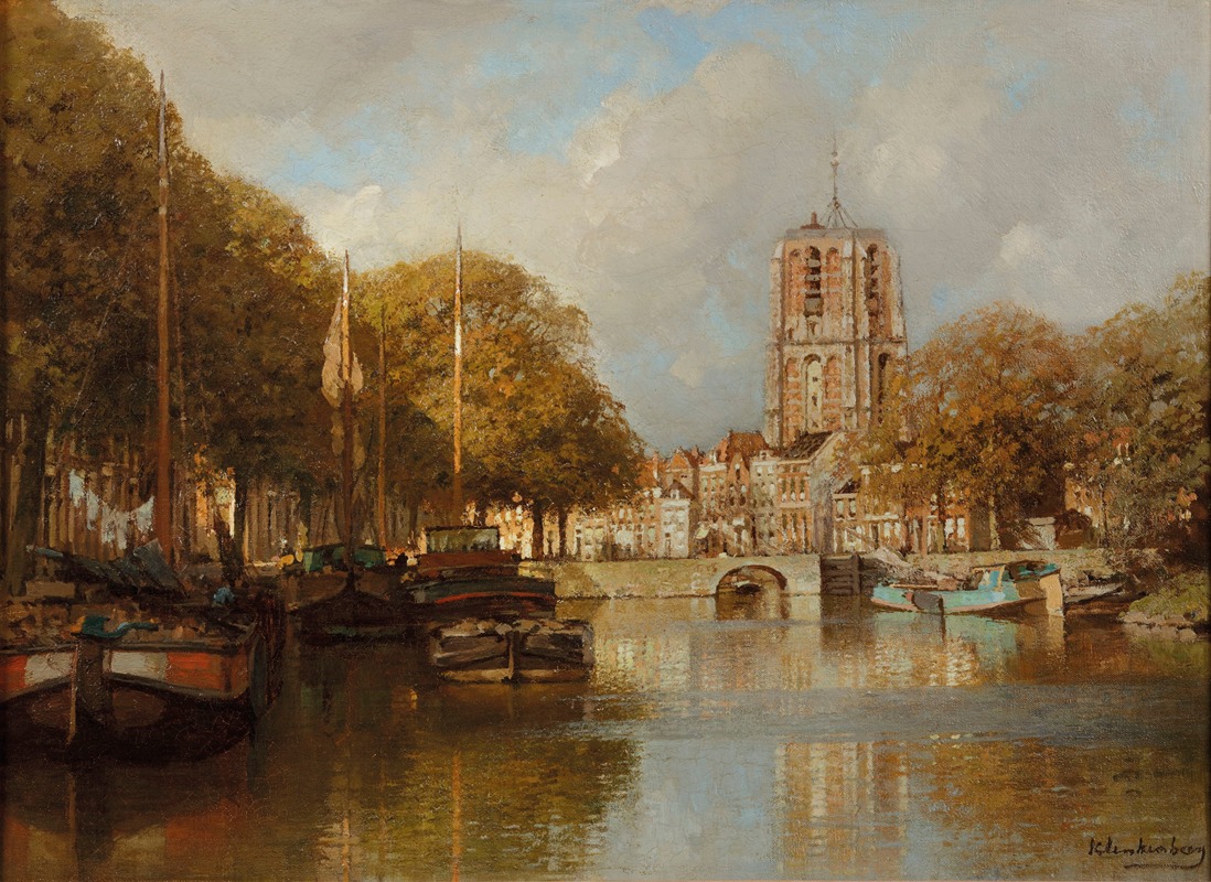 Johannes Christiaan Karel Klinkenberg - A View Of Leeuwarden With The Oldenhove