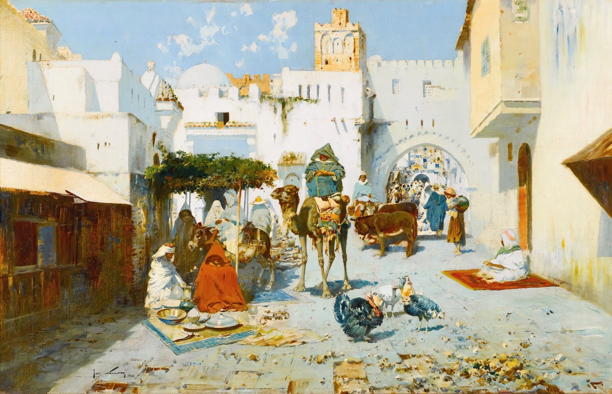 José Navarro y Llorens - The Souk