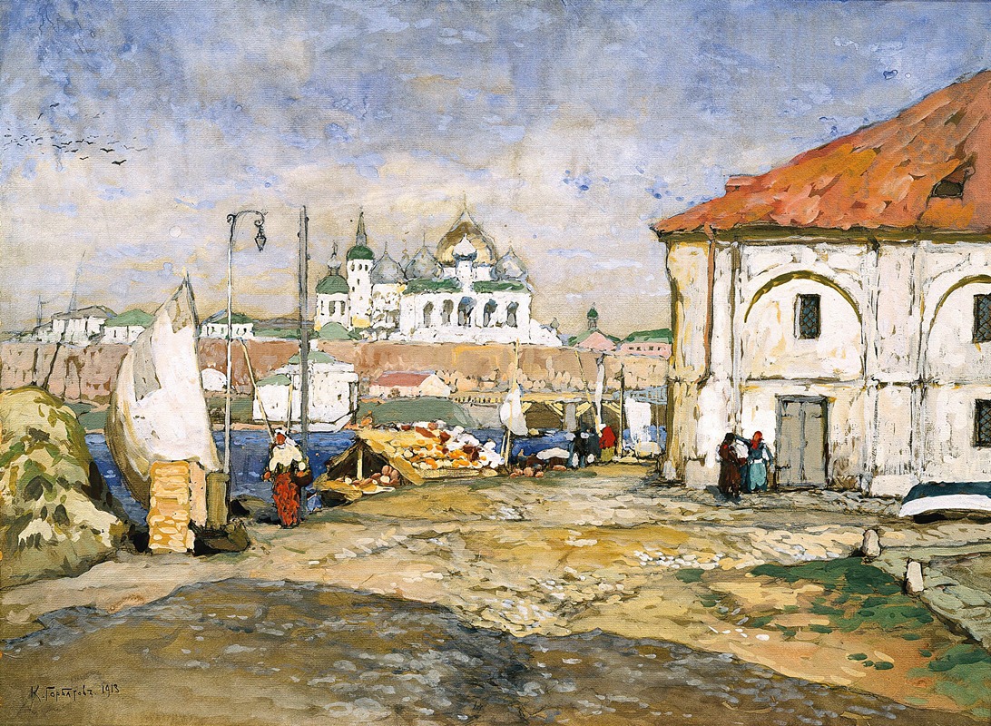 Konstantin Ivanovich Gorbatov - Pier In The Old Town