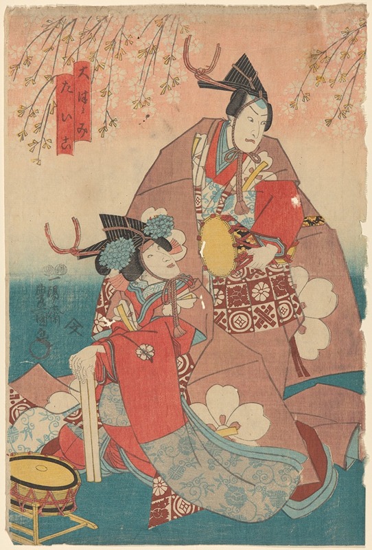 Toyokuni Utagawa - Musicians