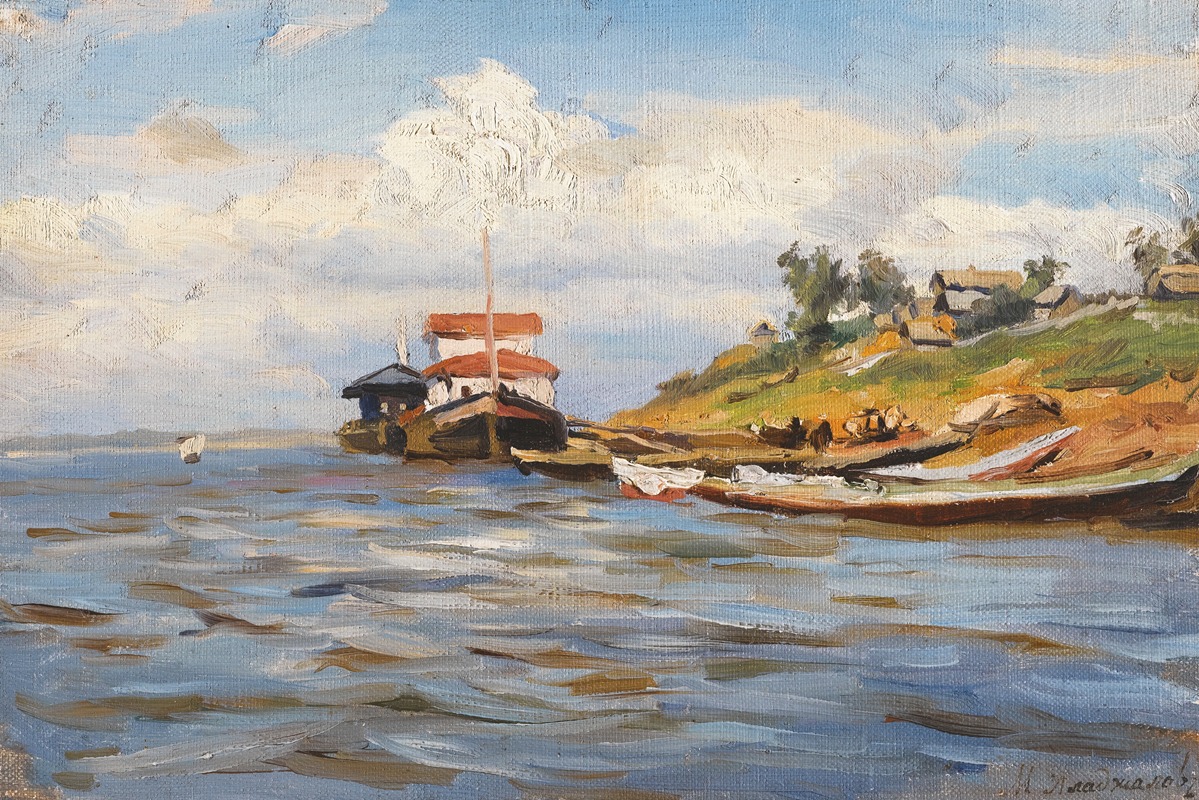 Manuil Khristoforovich Aladzhalov - Sunny Day On The Volga