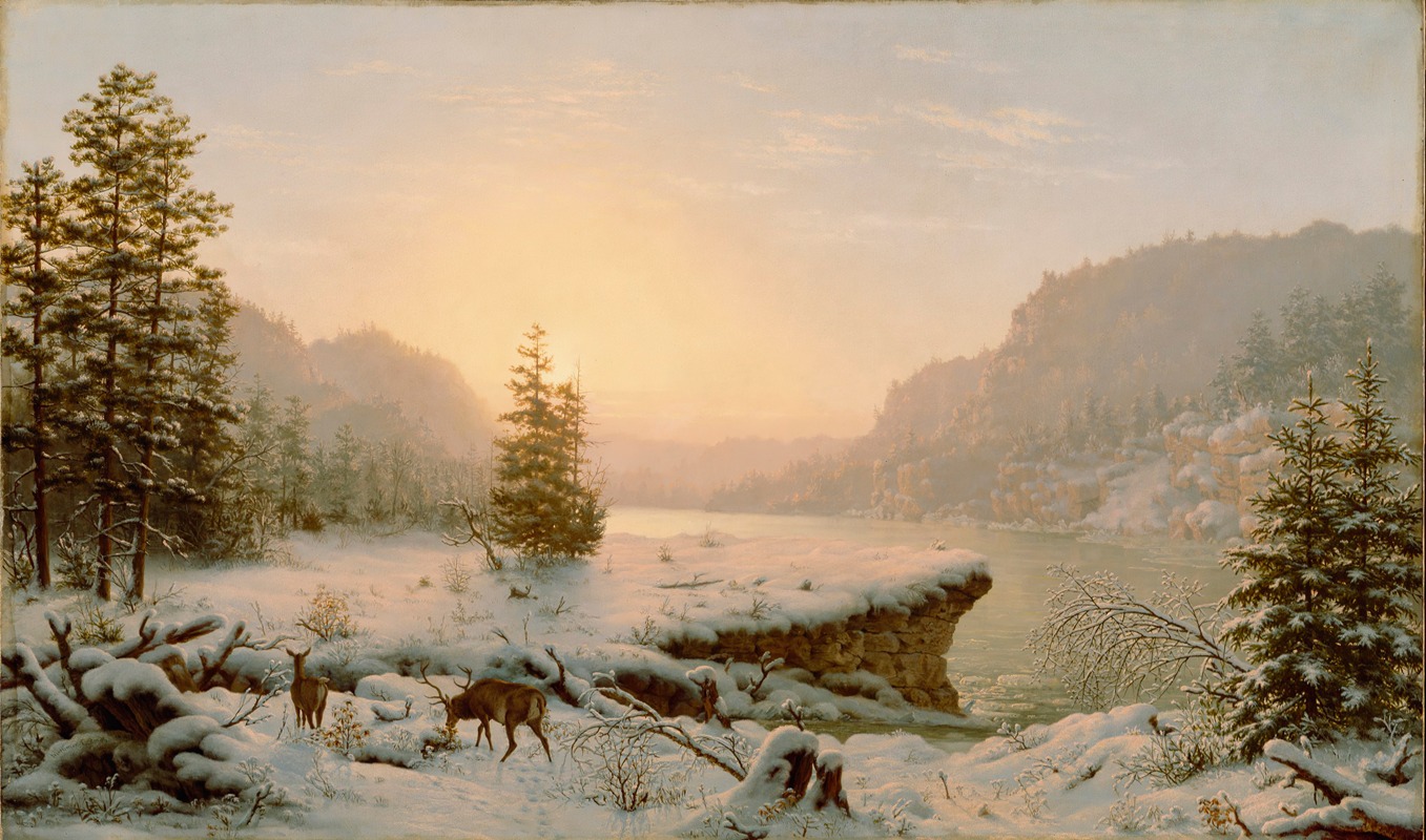 Mortimer L. Smith - Winter Landscape