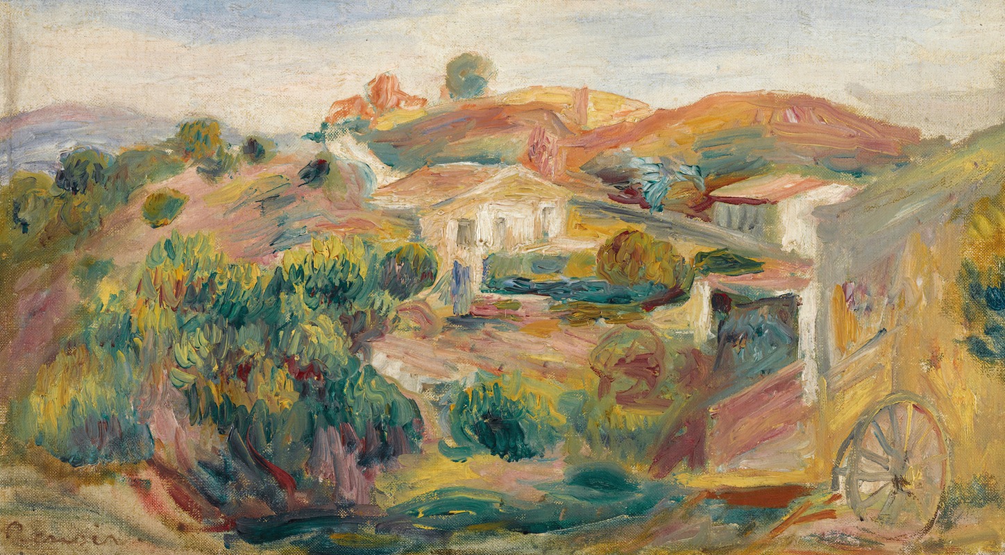 Pierre-Auguste Renoir - Paysage Avec Maisons