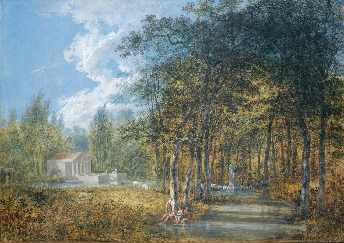 Salomon Gessner - Arcadian Landscape