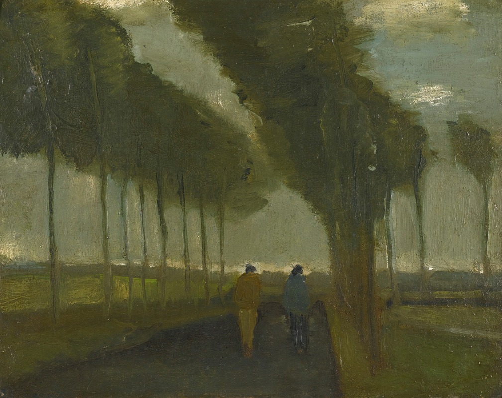 Vincent van Gogh - L’allée Aux Deux Promeneurs
