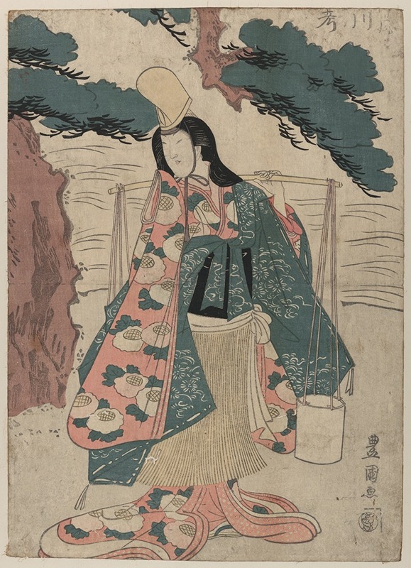 Toyokuni Utagawa - Segawa Rokō no Matsukaze