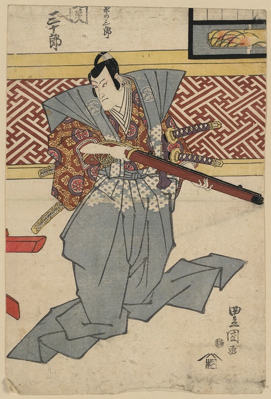 Toyokuni Utagawa - Seki sanjūrō no izumi no saburō