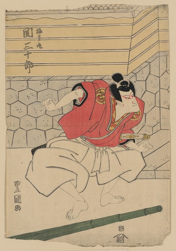 Toyokuni Utagawa - Seki sanjurō no umeōmaru
