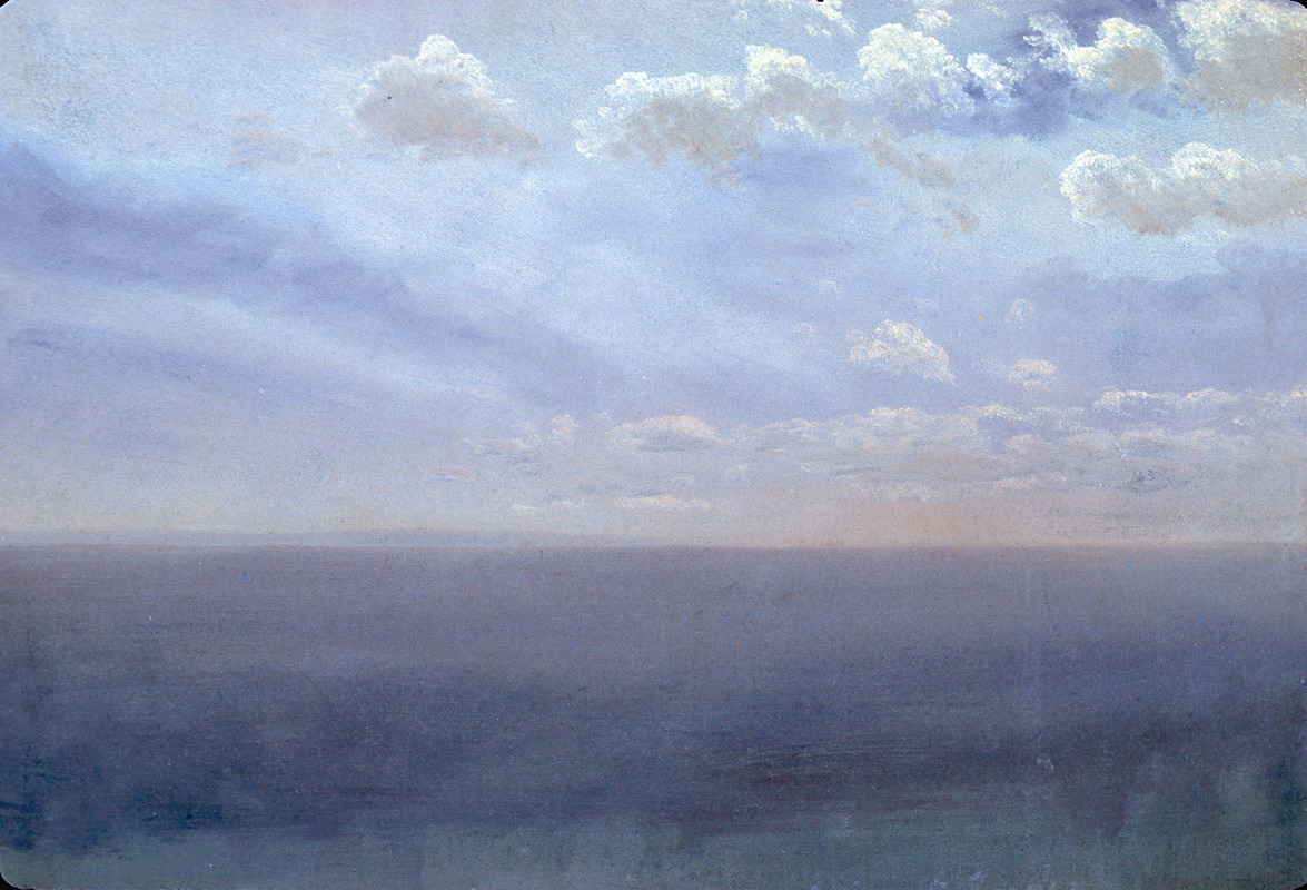 Albert Bierstadt - Cloud Study with Sea and Sky