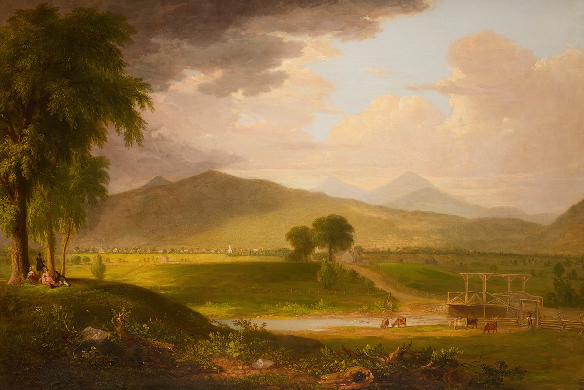 Asher Brown Durand - View of Rutland, Vermont