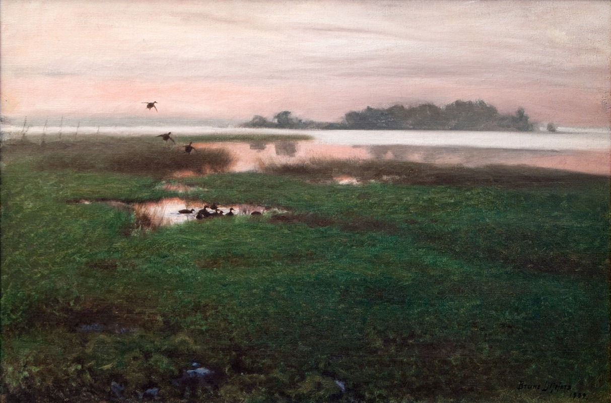 Bruno Liljefors - Evening Landscape