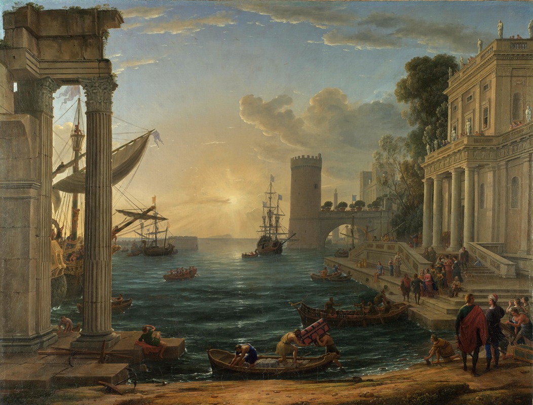 Claude Lorrain - The Embarkation of the Queen of Sheba