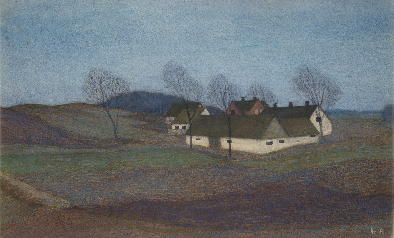 Ester Almqvist - A Farm House in Själland