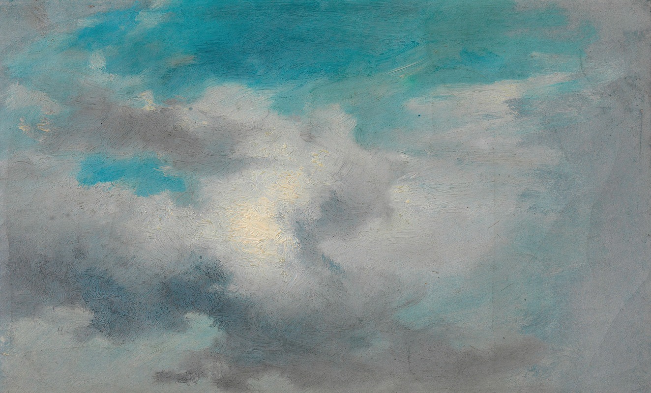 Friedrich August Matthias Gauermann - Wolkenstudie