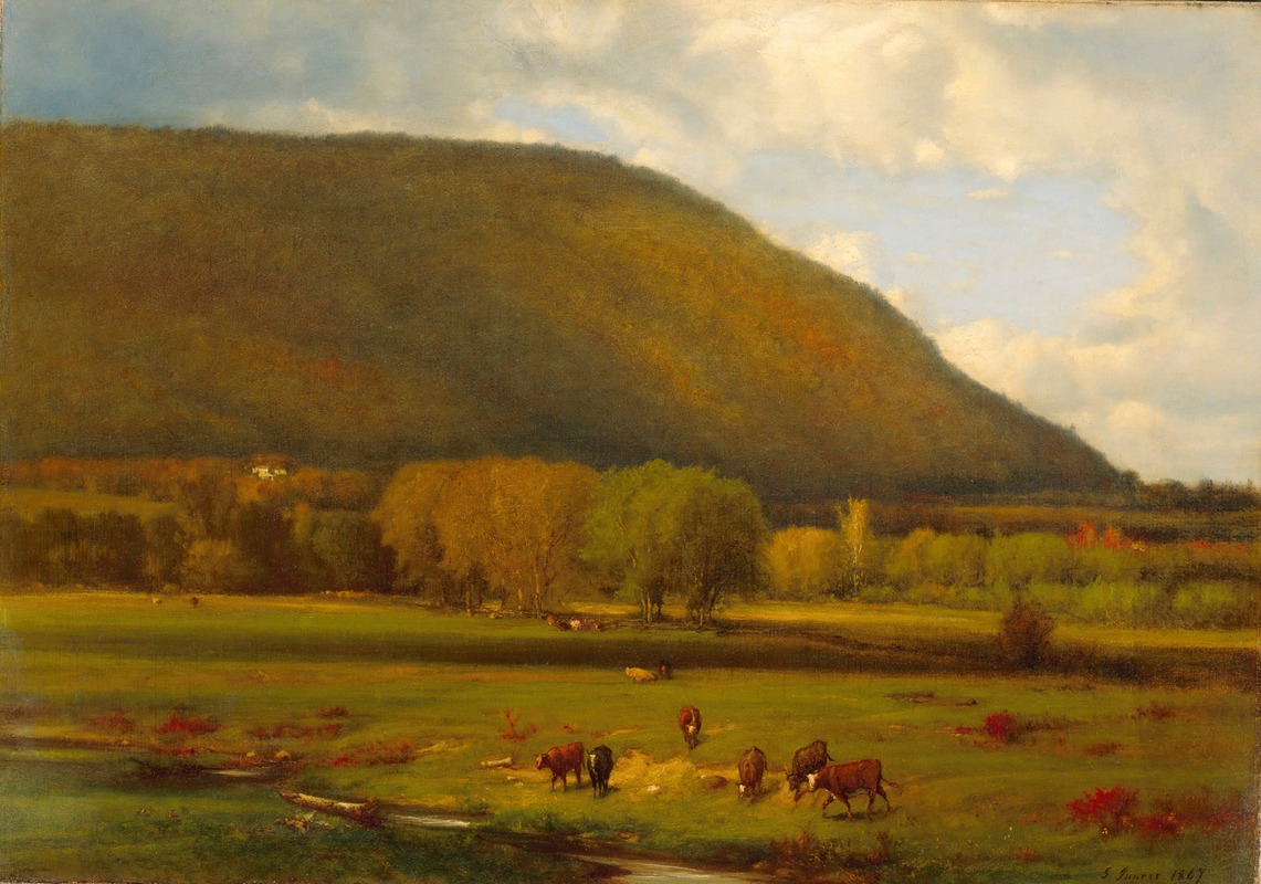 George Inness - Hudson River Valley