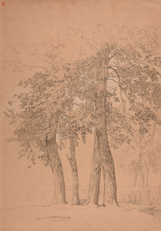 Jacques-Raymond Brascassat - Quatre arbres