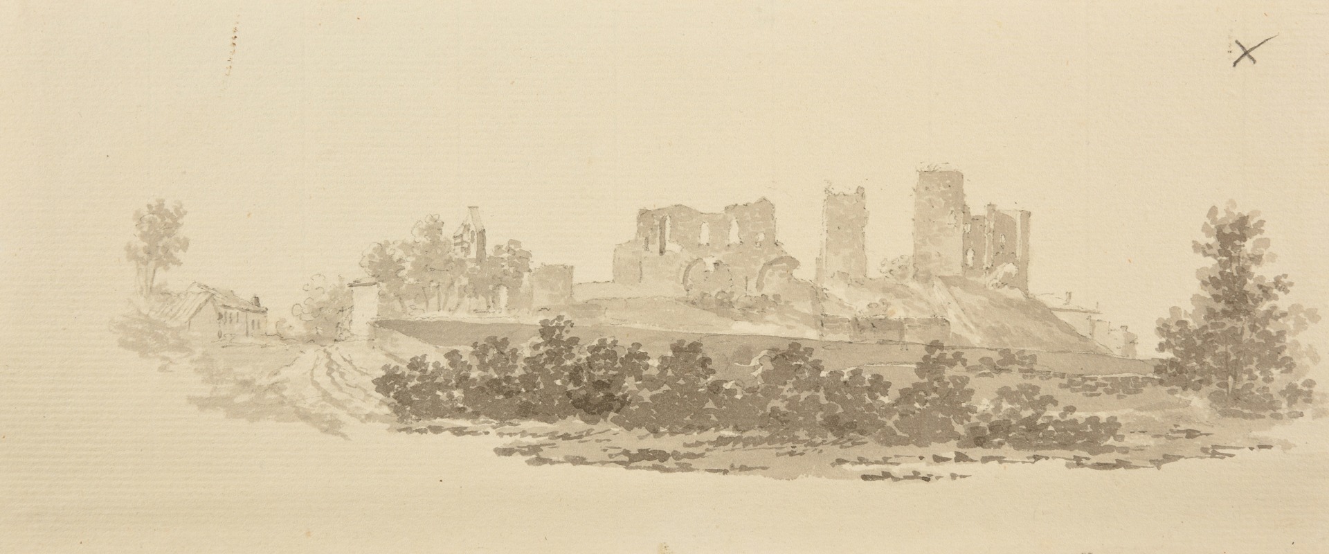 Jacques-Raymond Brascassat - Ruines d’un château