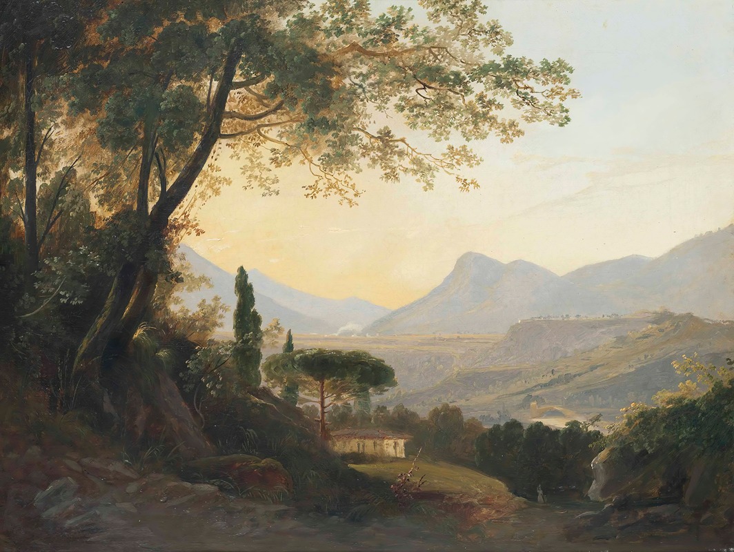 Julius Elsasser - Subiaco in Lazio, near Rome, Italy