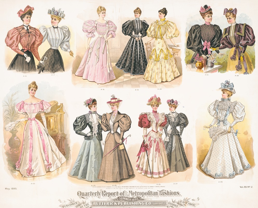 Anonymous - Quarterly report of metropolitan fashions. Summer, 1895