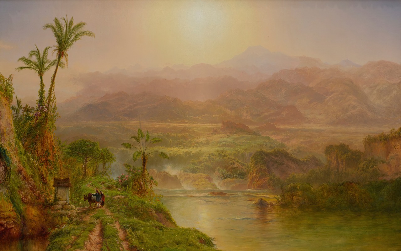 Louis Remy Mignot - Lagoon of the Guayaquil River, Ecuador