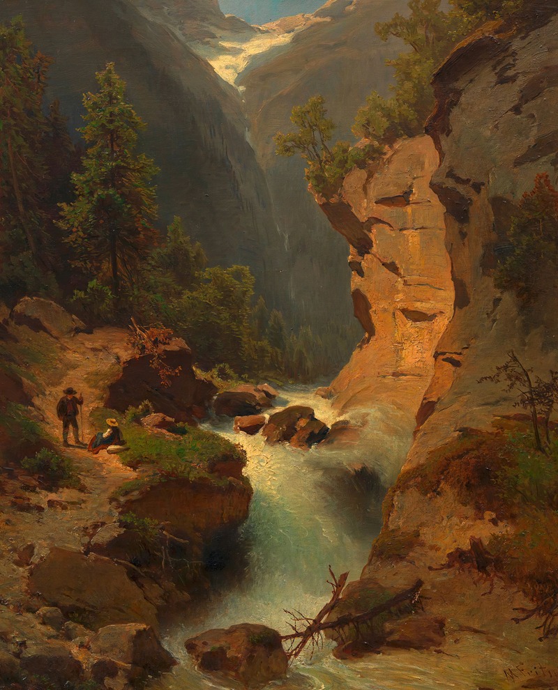 Melchior Fritsch - Wasserfall