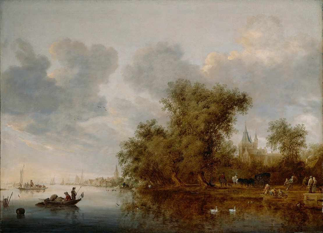 Salomon van Ruysdael - River Landscape