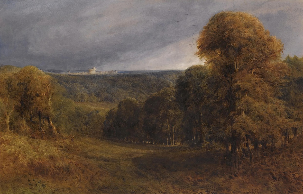 Bernard Walter Evans - Windsor Castle From The Great Park