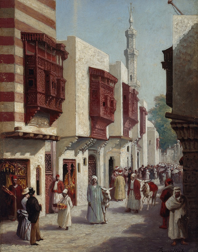 C. Bussilliet - La rue du Caire, à l’Exposition de 1889