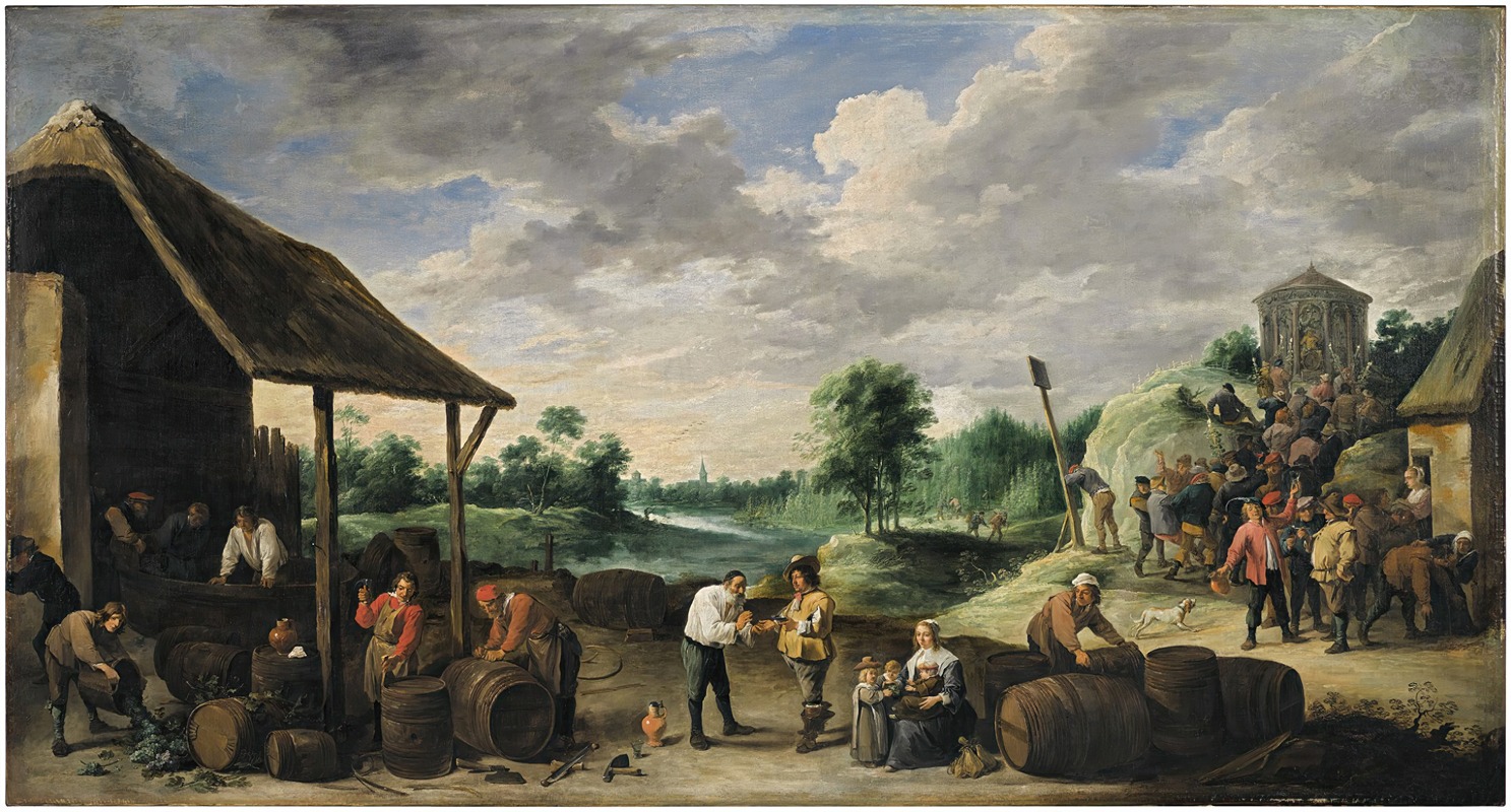 David Teniers The Younger - The Wine Harvest