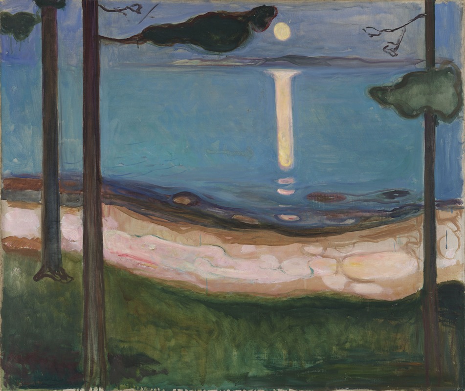 Edvard Munch - Moonlight