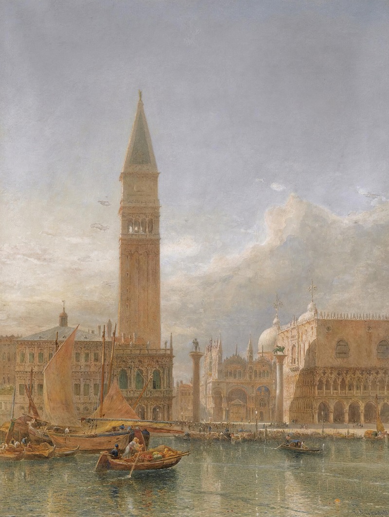 Edward Angelo Goodall - Piazzetta San Marco, Venice