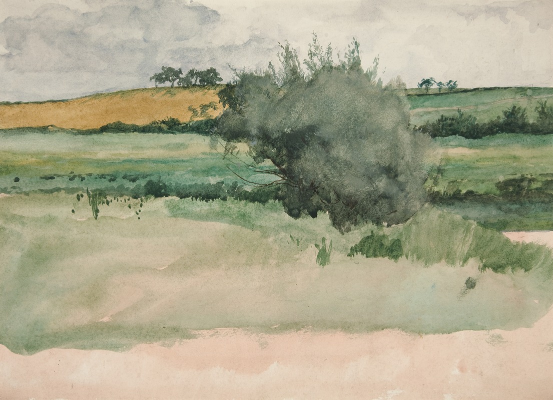 Edwin Austin Abbey - Landscape – Fields