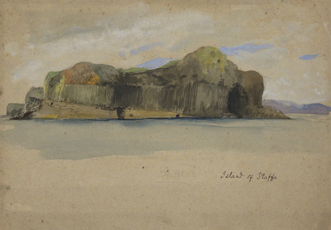 Edwin Austin Abbey - Island of Staffa