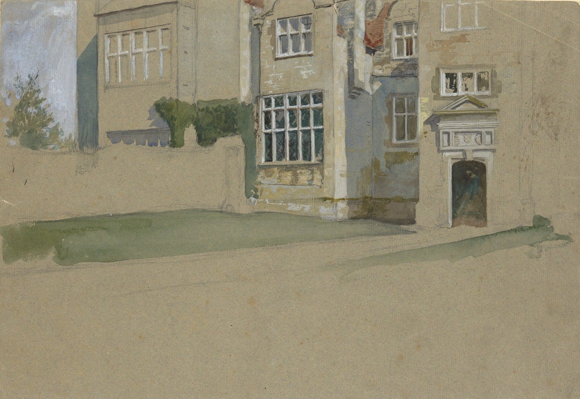 Edwin Austin Abbey - View of an English House