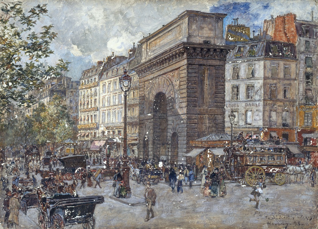 Frédéric Houbron - La porte Saint-Martin