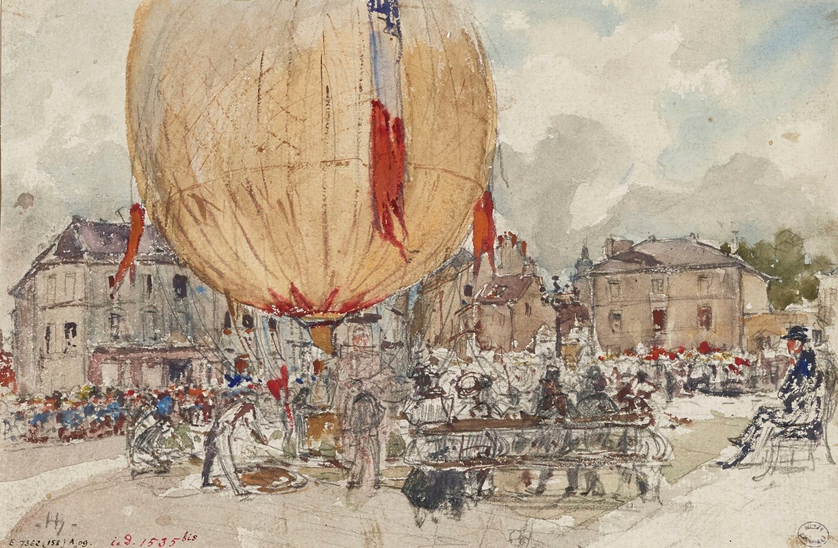 Frédéric Houbron - Lancement d’une montgolfière