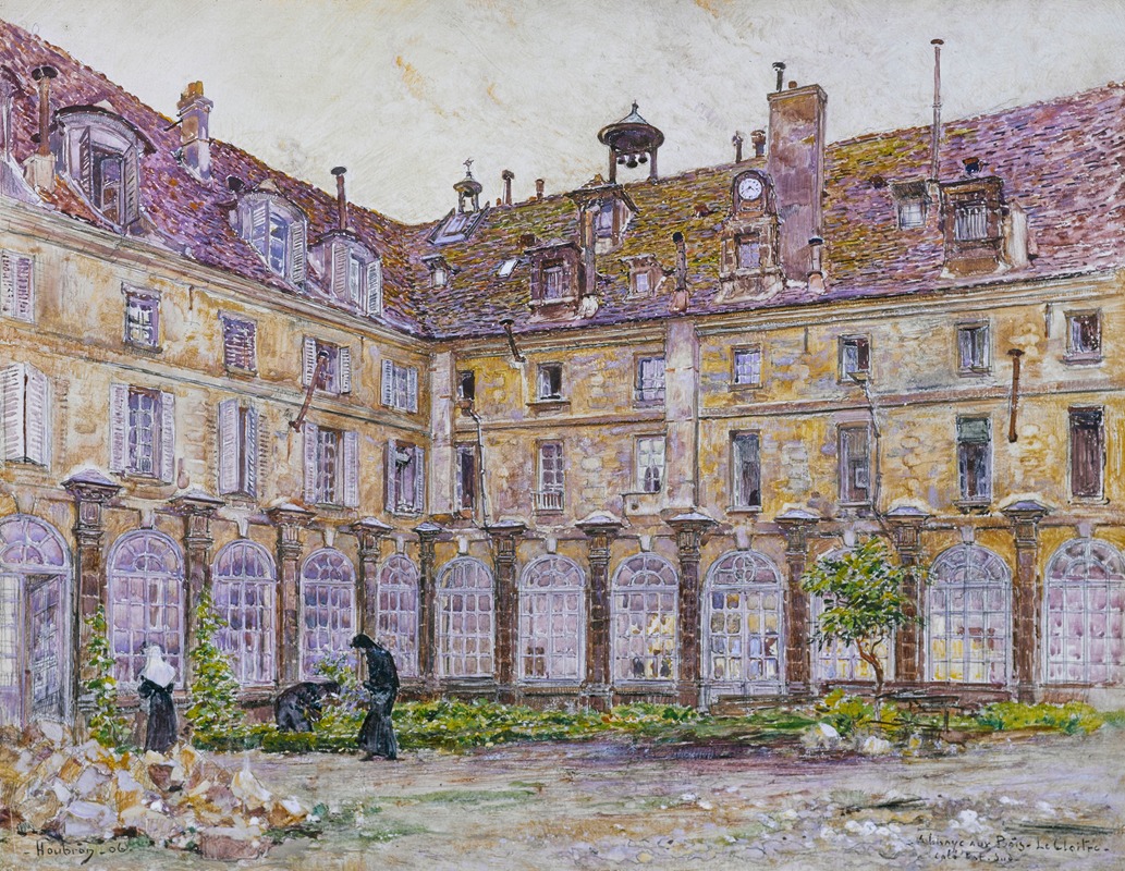 Frédéric Houbron - Le cloître de l’Abbaye-aux-Bois, rue de Sèvres