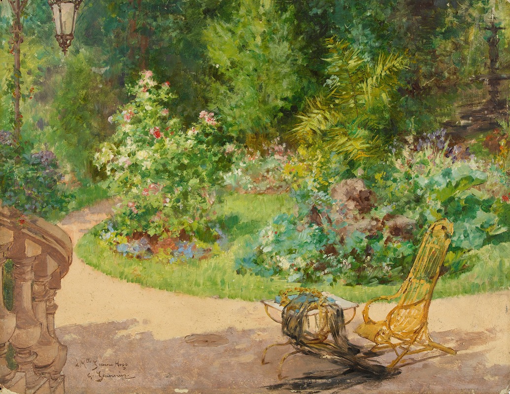 Georges Jeannin - Le jardin de l’avenue d’Eylau