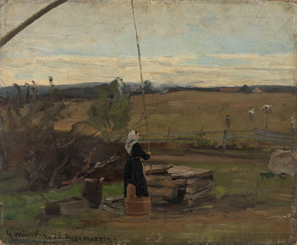 Gerhard Munthe - At the Well