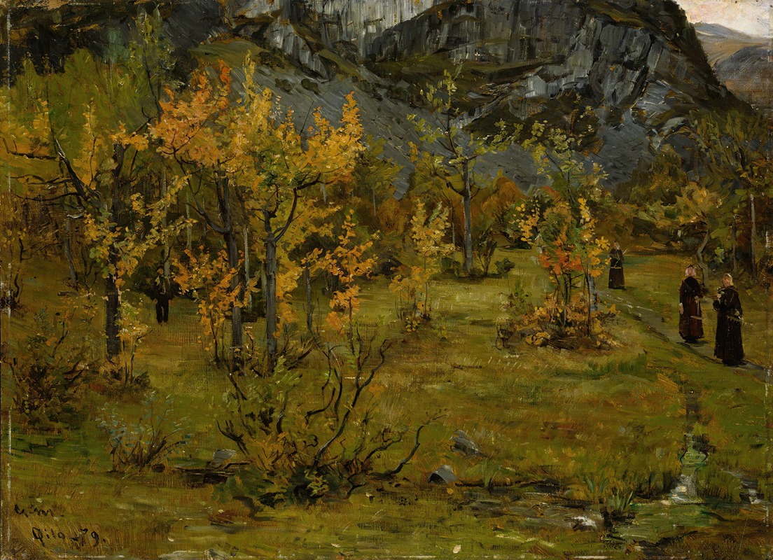 Gerhard Munthe - Autumn Landscape, Øylo