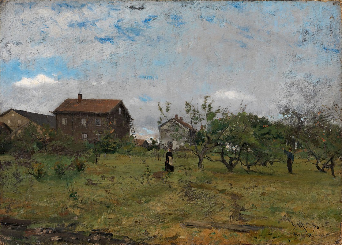 Gerhard Munthe - Farm at Hedmark
