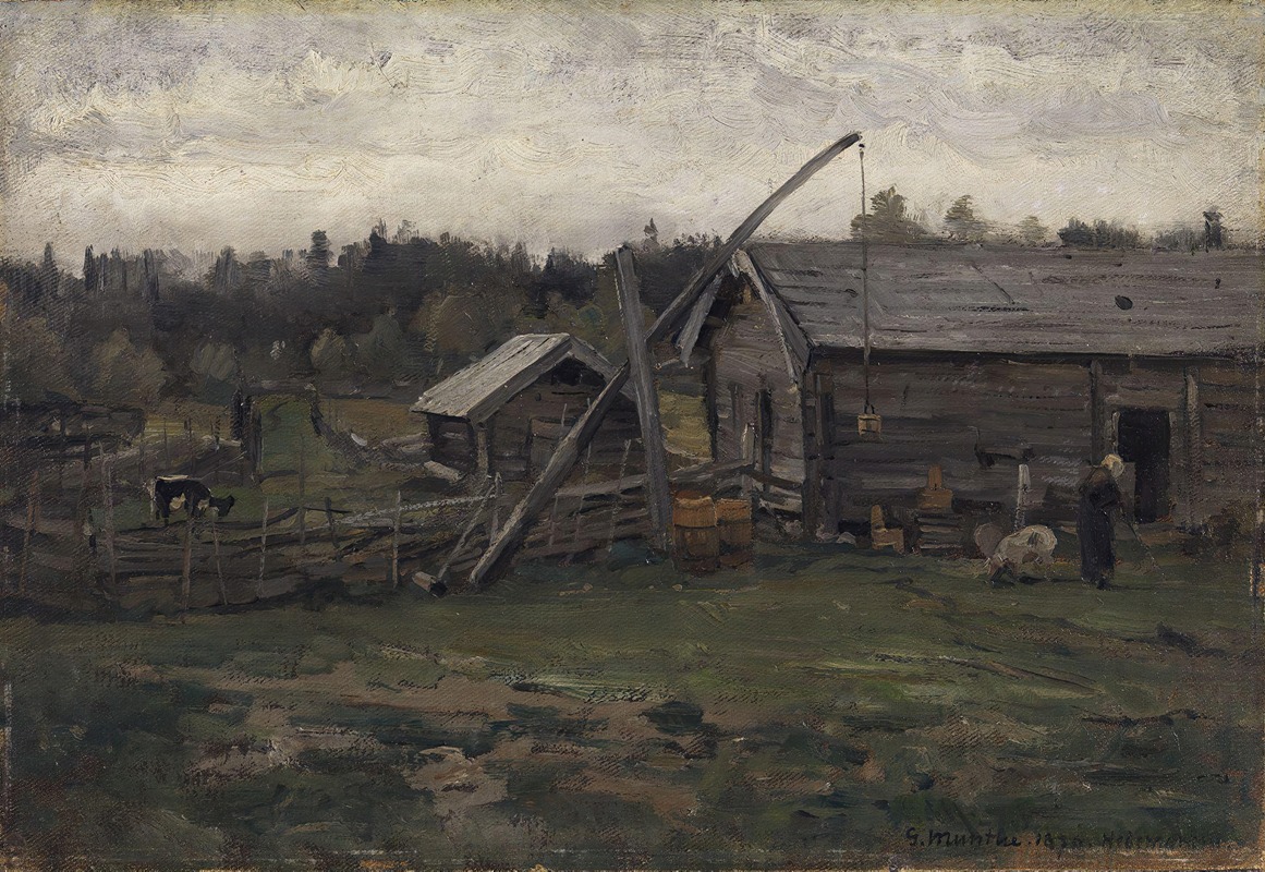 Gerhard Munthe - Old Barn, Hedmark