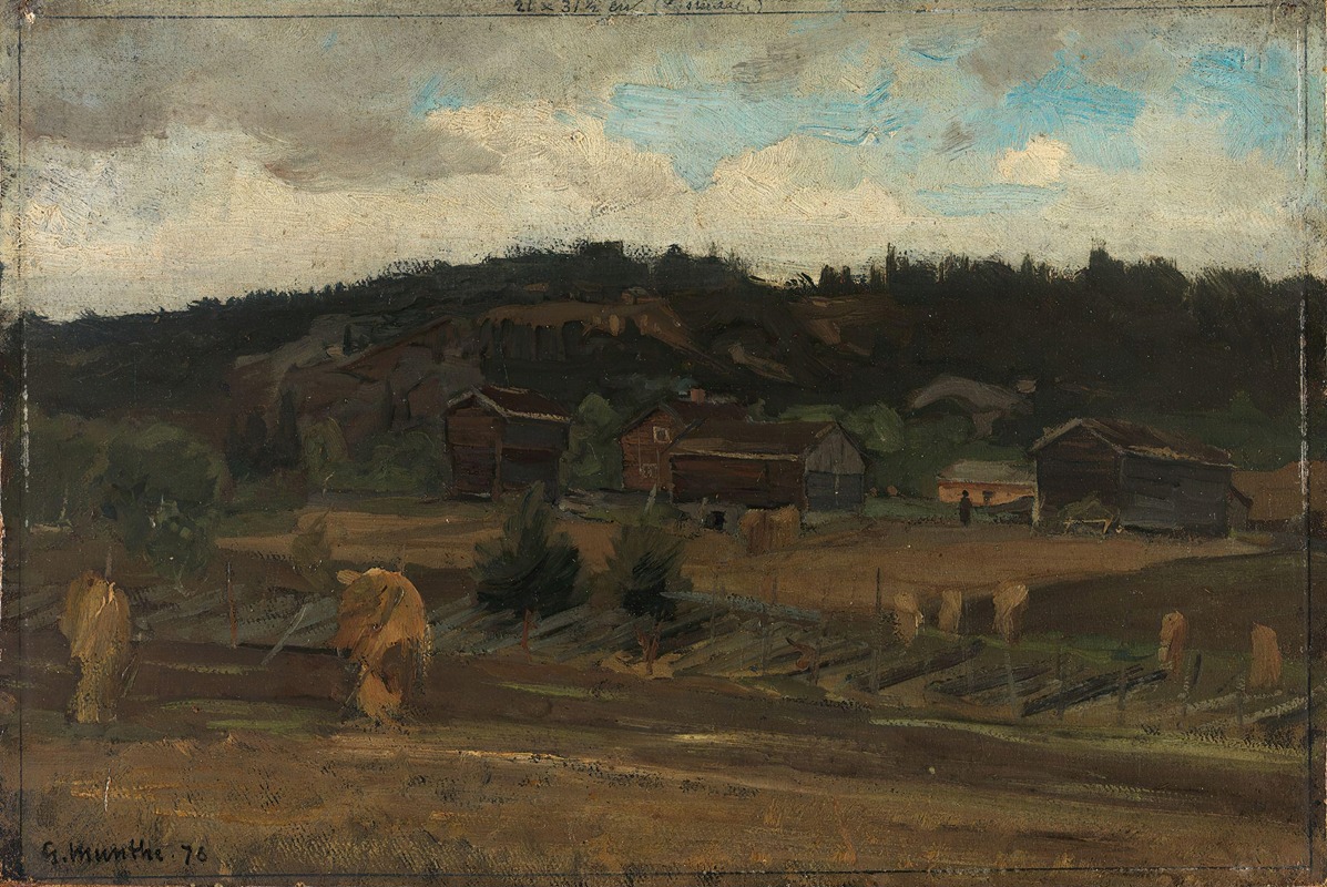 Gerhard Munthe - Sheaves of Grain