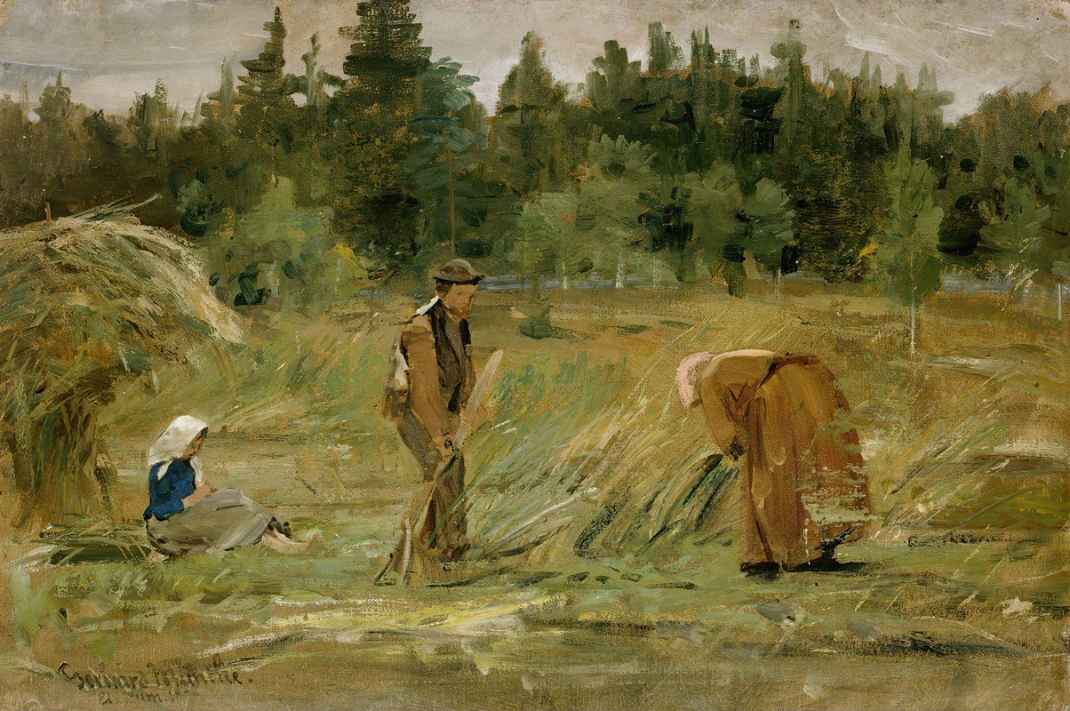 Gerhard Munthe - The poor Man’s Field